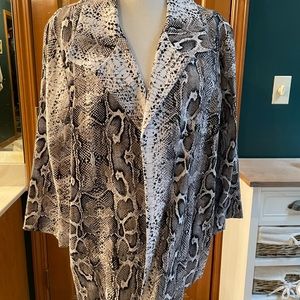 Chico’s Snake Print Blazer